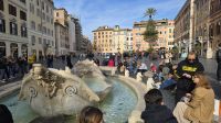 Vor der Spanischen Treppe  &ndash; &copy; Marlies Thrum (Eberhardt TRAVEL)