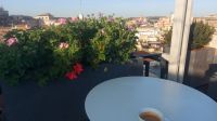 Kaffee mit Blick, Frühstück Hotel Monti Palace, Rom