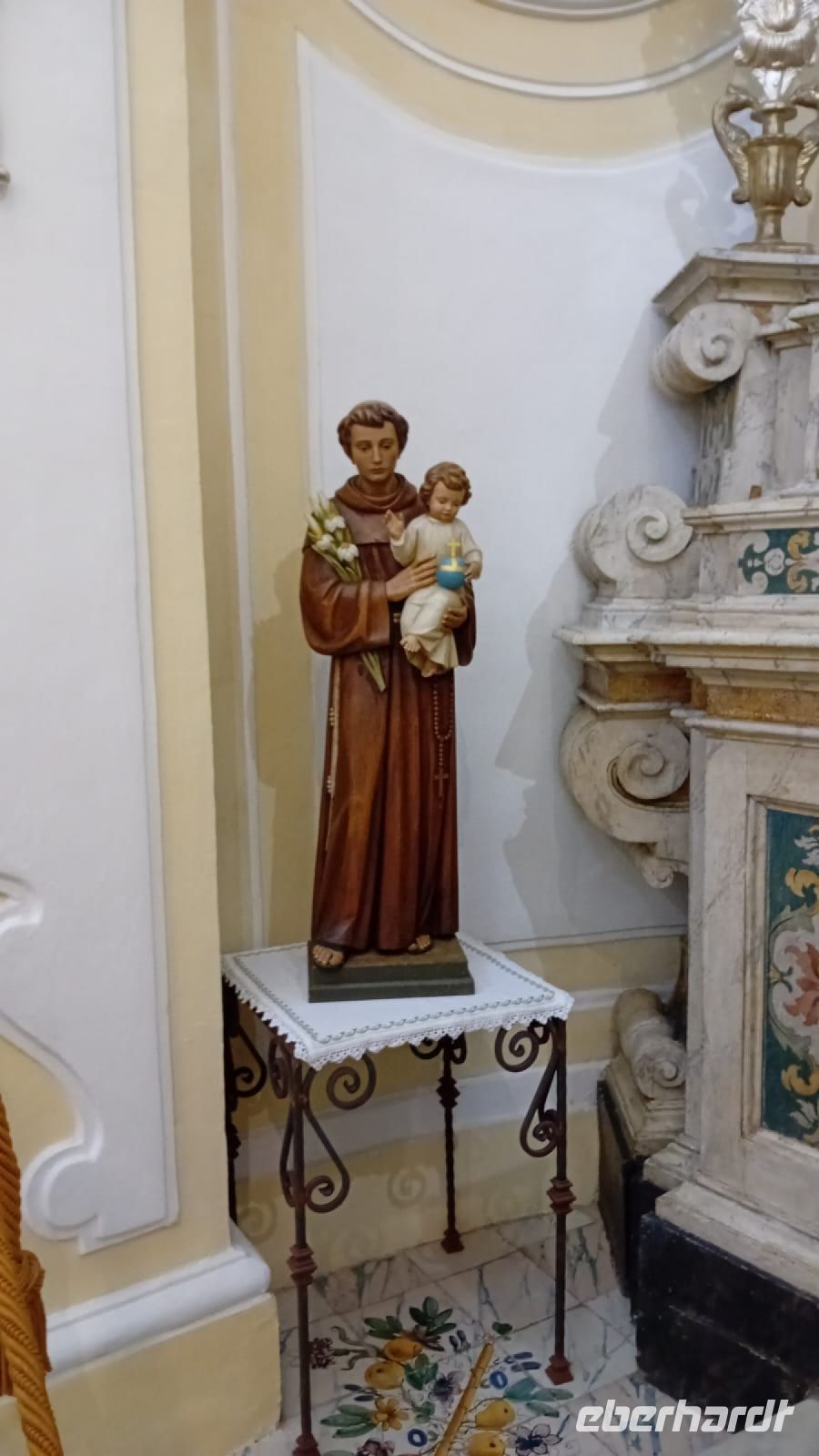 Sant'Antonio in der  Kirche San Michele Anacapri &ndash; &copy; Allina Anderer (Eberhardt TRAVEL)