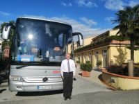 Unser Busfahrer  in der Toskana - Michael Dietze (immer gut drauf!) &ndash; &copy; Alicia Eckert (Eberhardt TRAVEL)