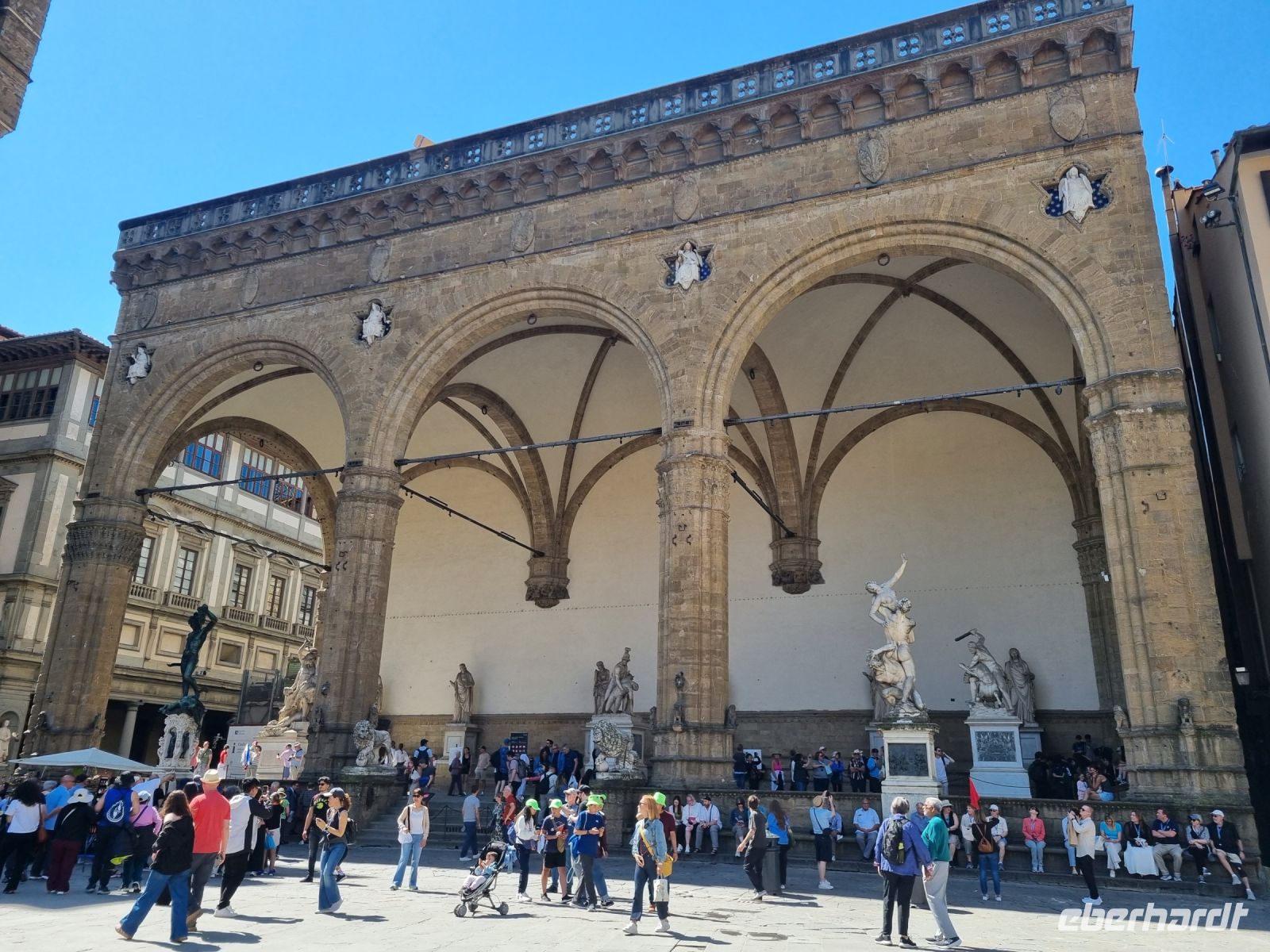Florenz - Piazza della Signoria (Loggia dei Lanzi)   &ndash; &copy; Katrin Deutschbein (Eberhardt TRAVEL)