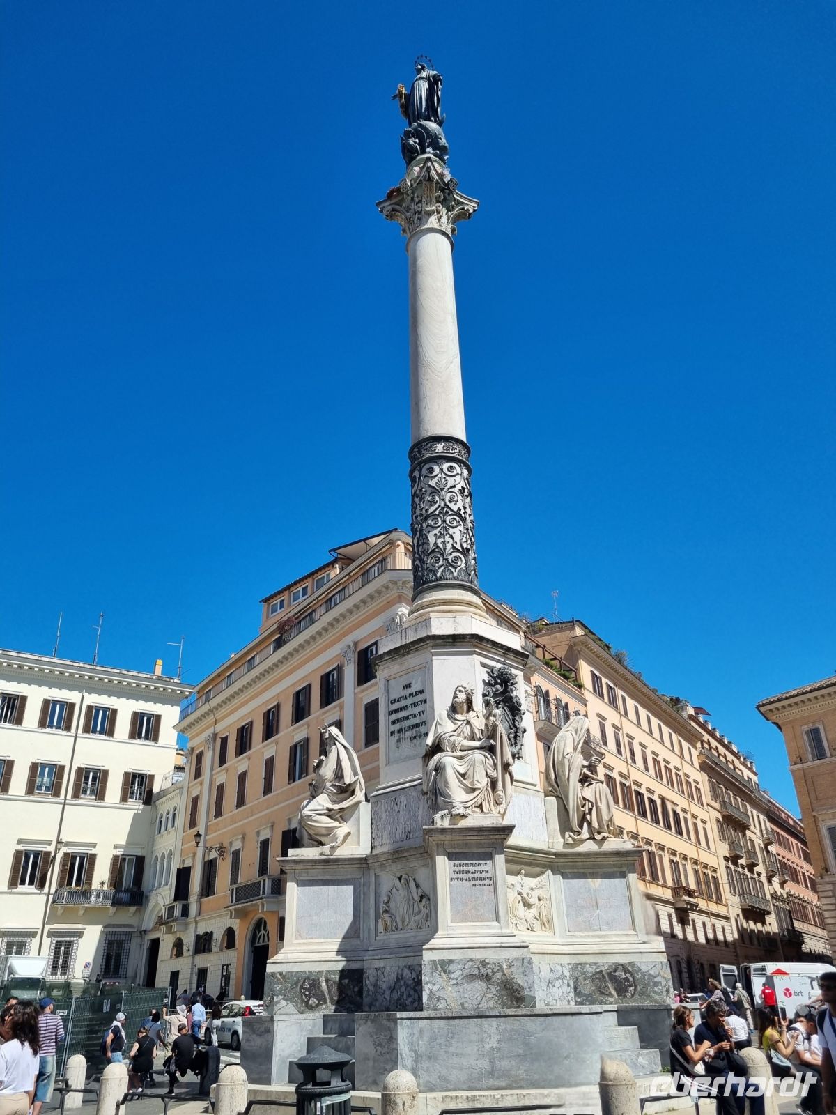 Rom - Säule der Unbefleckten Empfängnis (Colonna dell'Immacolata) &ndash; &copy; Katrin Deutschbein (Eberhardt TRAVEL)