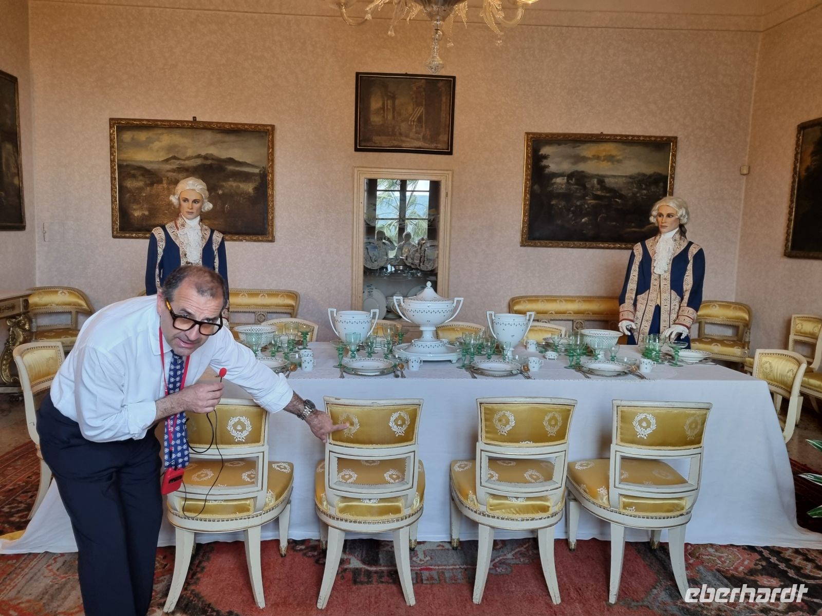 Isola Madre - Palazzo Madre (Esszimmer) &ndash; &copy; Katrin Deutschbein (Eberhardt TRAVEL)