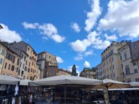 Campo de'Fiori Rom Denkmal Giordano Bruno &ndash; &copy; Anette Rietz (Eberhardt TRAVEL)