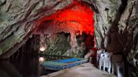 Eingang zur Bootsfahrt Grotte / Tropfsteinhöhle Pertosa und Auletta &ndash; &copy; Anette Rietz (Eberhardt TRAVEL)