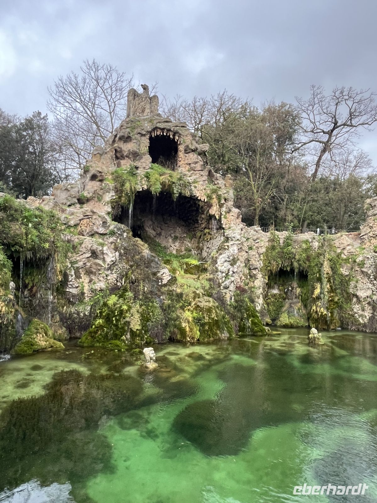ROM- Besuch Vatikanischen Garten - Adlerbrunnen &ndash; &copy; Renate Grafe (Eberhardt TRAVEL)