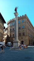 Florenz Piazza Santa Trinita Justiz Säule