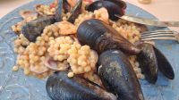 Fregule Pasta mit Miesmuscheln - La Maddalena, Sardinien &ndash; &copy; Anette Rietz (Eberhardt TRAVEL)