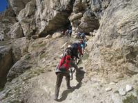 Alpini- Klettersteig Lagazuoi &ndash; &copy; Jürgen Schmeißer (Eberhardt TRAVEL)