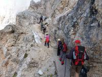 Am Lagazuoi &ndash; &copy; Betina Marinow (Eberhardt TRAVEL)