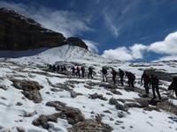 Weg zurück zum Sass Pordoi  &ndash; &copy; Betina Marinow (Eberhardt TRAVEL)