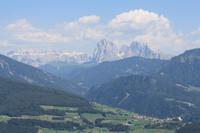 Blick auf die Platkofelgruppe
