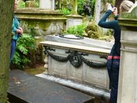 23.05.2014 Rom, Nichtkatholischer Friedhof, Grab G. Semper