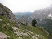 ... und Blick in Richtung Kolfuschg &ndash; &copy; Annette Zocher (Eberhardt TRAVEL)