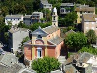 Nonza - Blick auf Kirche der heiligen Julia &ndash; &copy; Claudia Bernhardt (Eberhardt TRAVEL)