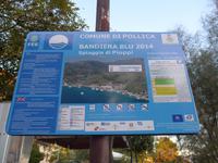 Cilento, Pioppi, Blaues Band für beste Wasserqualität &ndash; &copy; Ria Heilmann (Eberhardt TRAVEL)