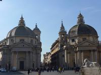 Santa Maria dei Miracoli u. Santa Maria in Monte Santo - am Piazza del Popolo &ndash; &copy; Philipp Schmitz (Eberhardt TRAVEL)
