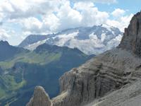 Blick auf die Marmolata &ndash; &copy; Betina Marinow (Eberhardt TRAVEL)