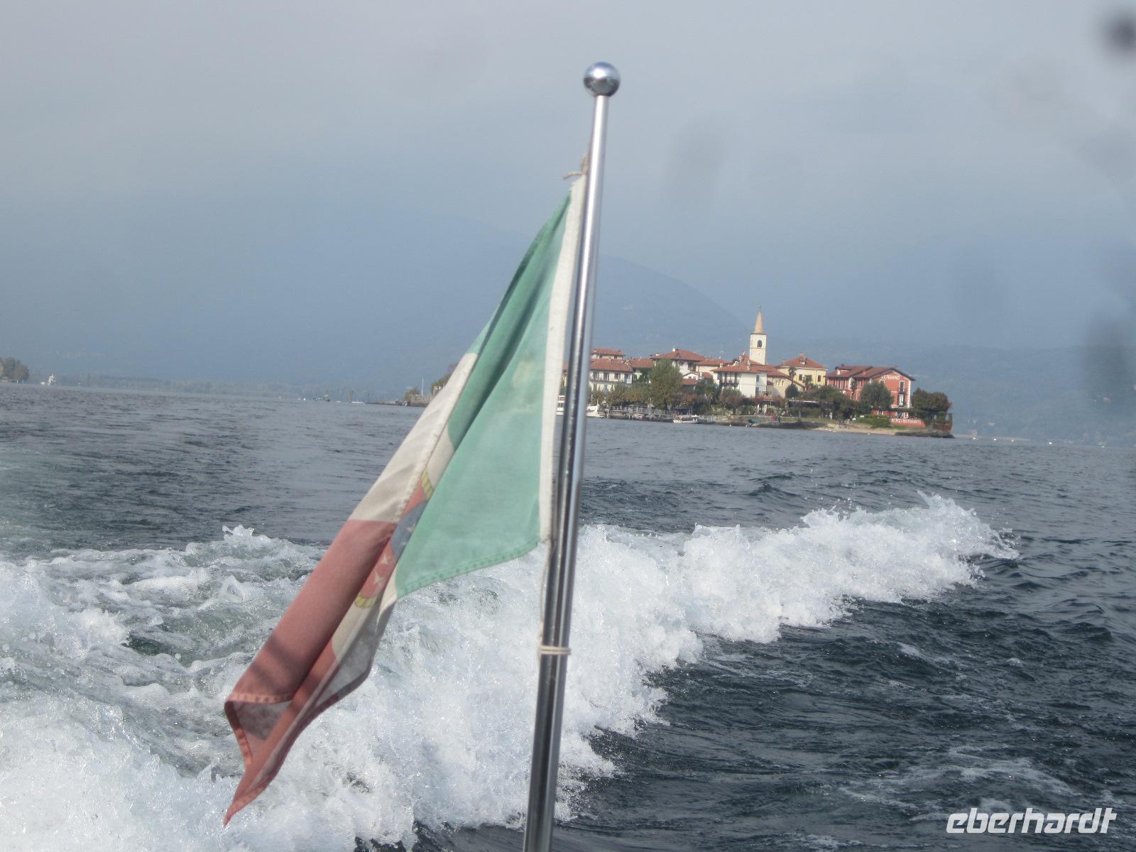 Isola Pescatori(Fischerinsel)-mit dem Privatschiff geht es nach Stresa &ndash; &copy; Gisela Gerlach (Eberhardt TRAVEL)
