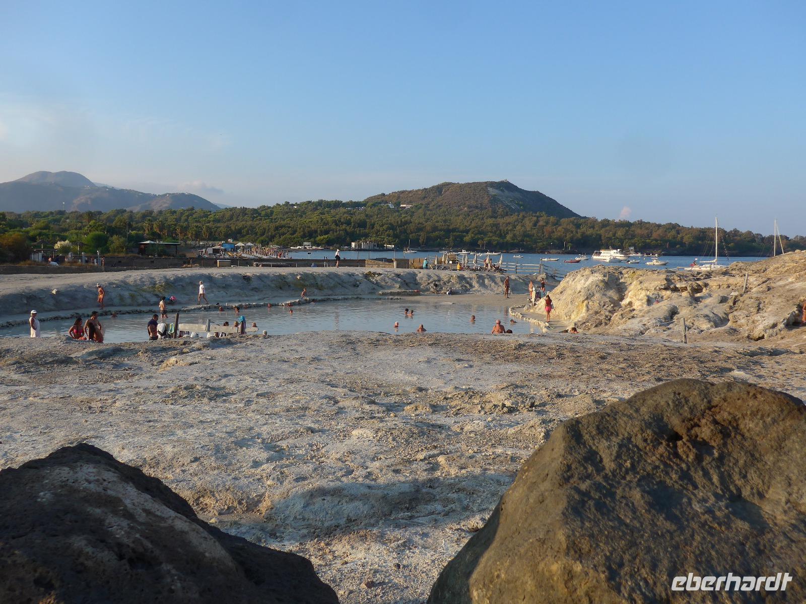 Italien, Vulkane, Vulcano, Schlammbad &ndash; &copy; Ria Heilmann (Eberhardt TRAVEL)