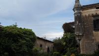 vor der Villa 