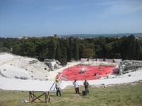 Siracusa - Archäologische Zone - das Griechische Theater &ndash; &copy; Annette Zocher (Eberhardt TRAVEL)