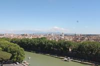 Blick von der Engelsburg auf den Tiber