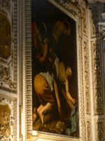 St. Maria del Popolo - Caravaggio Kreuzigung Petrus &ndash; &copy; Philipp Schmitz (Eberhardt TRAVEL)