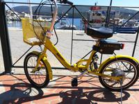 Ob das ein Postrad ist ? Jedenfalls ein Klapprad als e-Bike. &ndash; &copy; Gerd Pierschek (Eberhardt TRAVEL)