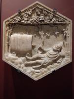 Dommuseum:Relief vom Campanile: Der betrunkene Noah von Andrea Pisano &ndash; &copy; Heike Heinen (Eberhardt TRAVEL)
