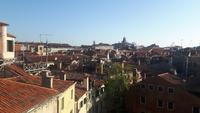 Ausblick von der Dachterrasse des Hotels 
