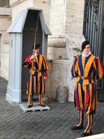 Die berühmte Schweizer Garde- im Stillstehen geübt  &ndash; &copy; Irmela Körner (Eberhardt TRAVEL)
