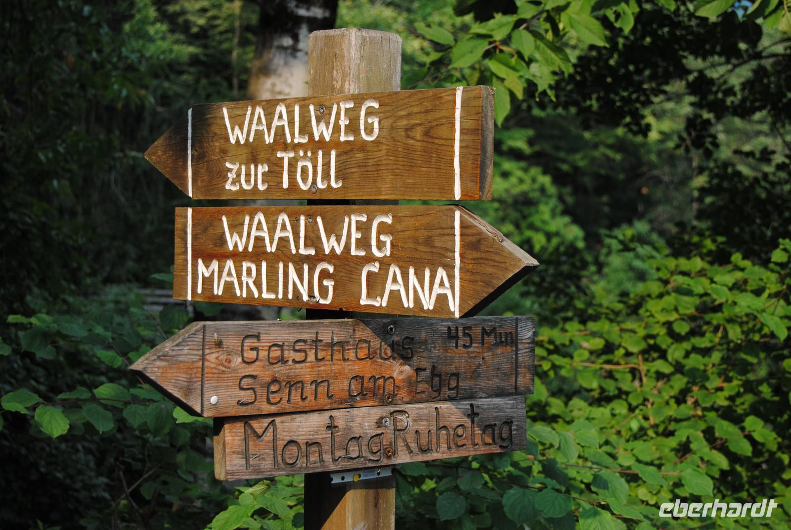 Auf dem Waalweg &ndash; &copy; Mario Scheinert (Eberhardt TRAVEL)