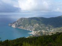 Blick auf die ligurische Küste
