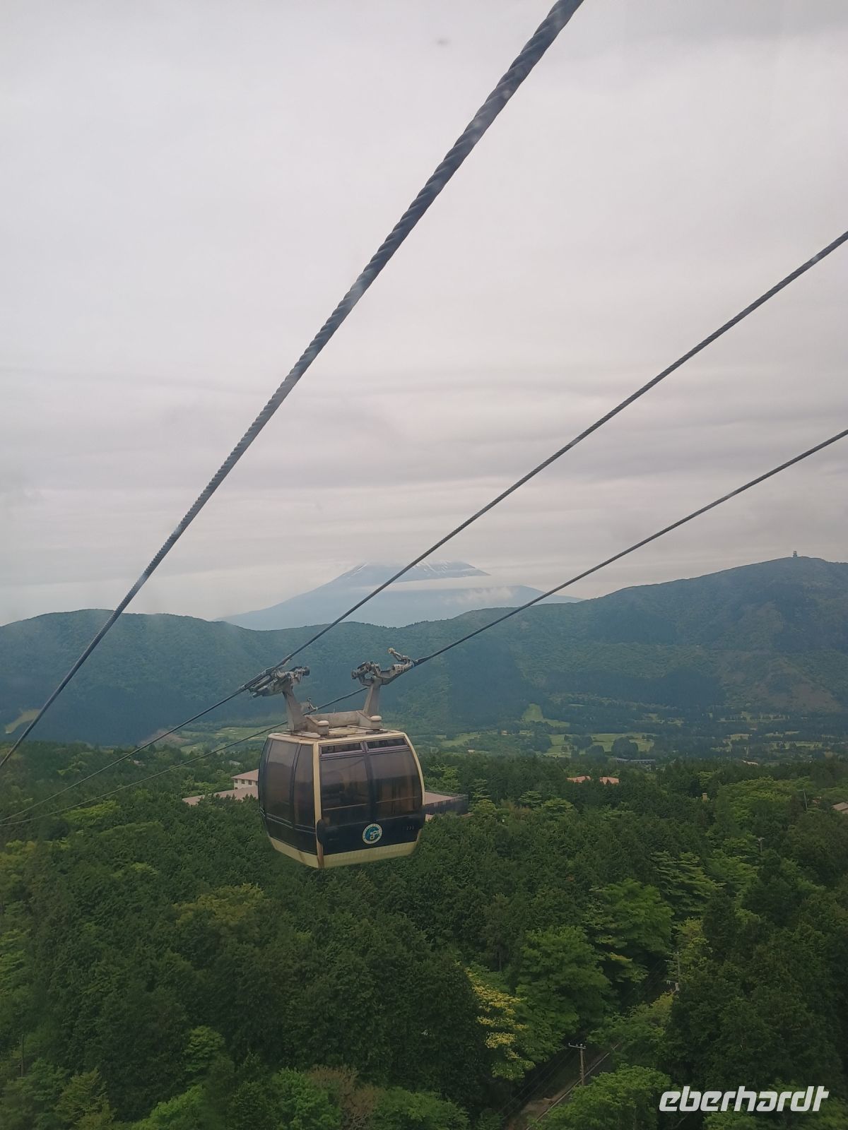 Auffahrt zu Owakudani  &ndash; &copy; Johanna König (Eberhardt TRAVEL)