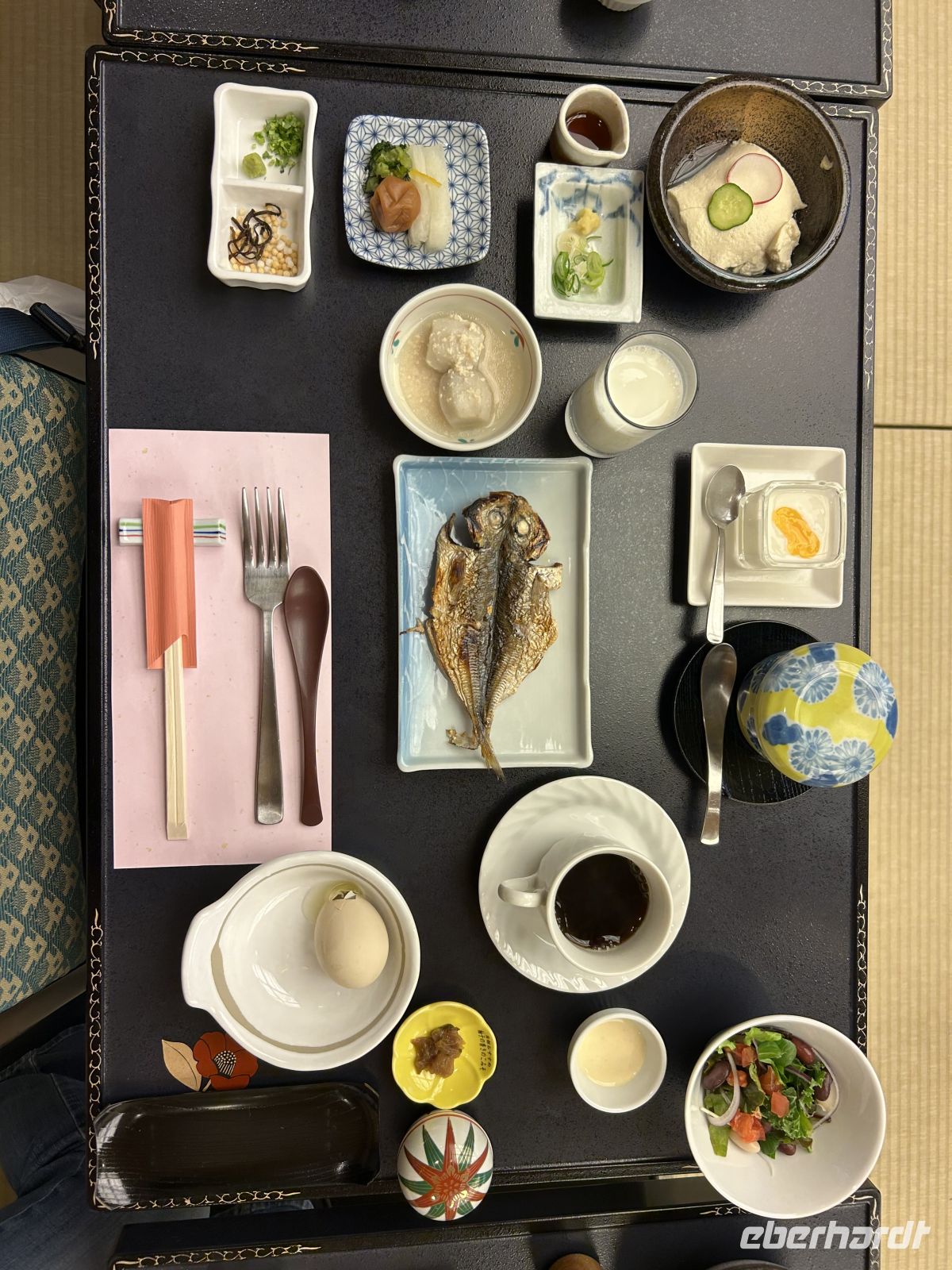 Frühstück Ryokan &ndash; &copy; Mary Dobberkau (Eberhardt TRAVEL)