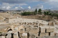 0063 der ovale Platz in Jerash &ndash; &copy; Patrick Fritzsche (Eberhardt TRAVEL)