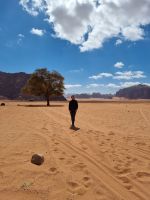 Wadi Rum (Reisebegleiterin Katrin) &ndash; &copy; Katrin Deutschbein (Eberhardt TRAVEL)