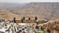 Jordanien, Aussichtspunkt an der Königsstrasse durch das Wadi al-Mujib &ndash; &copy; Ria Heilmann (Eberhardt TRAVEL)