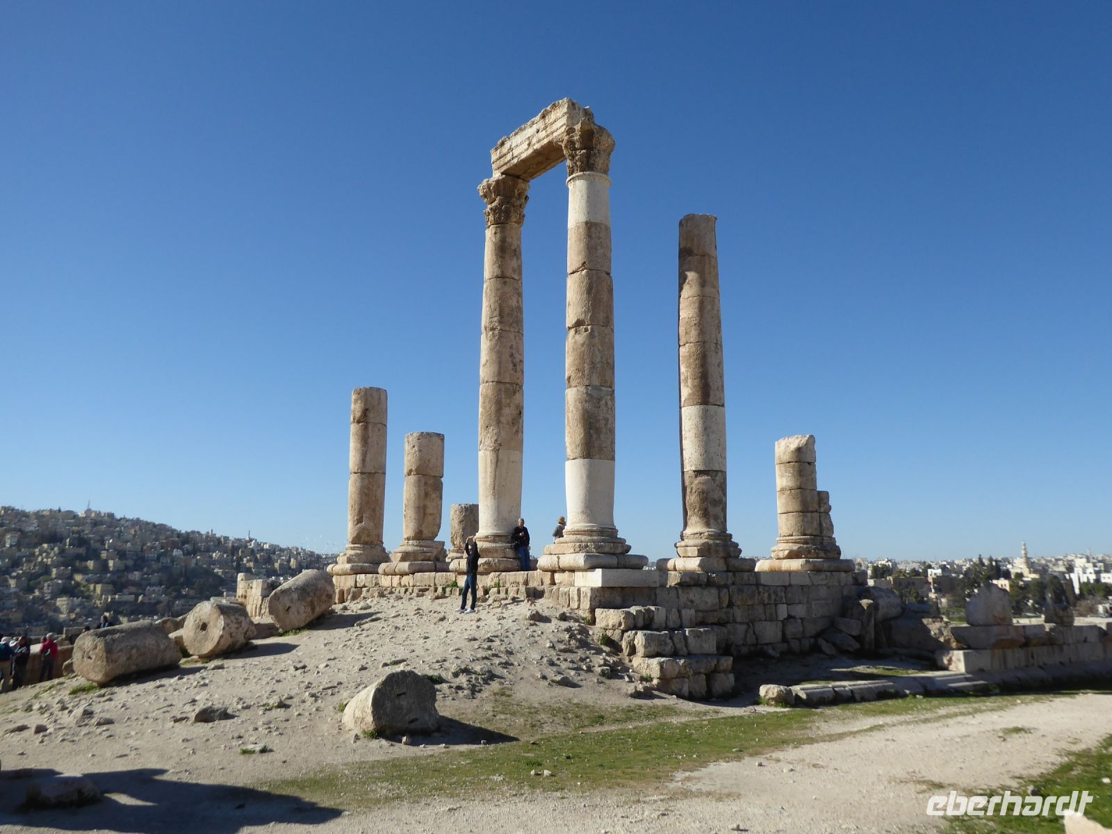 Tag 2 11.03.2023 Amman, Citadelle, Herkulestempel &ndash; &copy; Gabriele Sauer (Eberhardt TRAVEL)