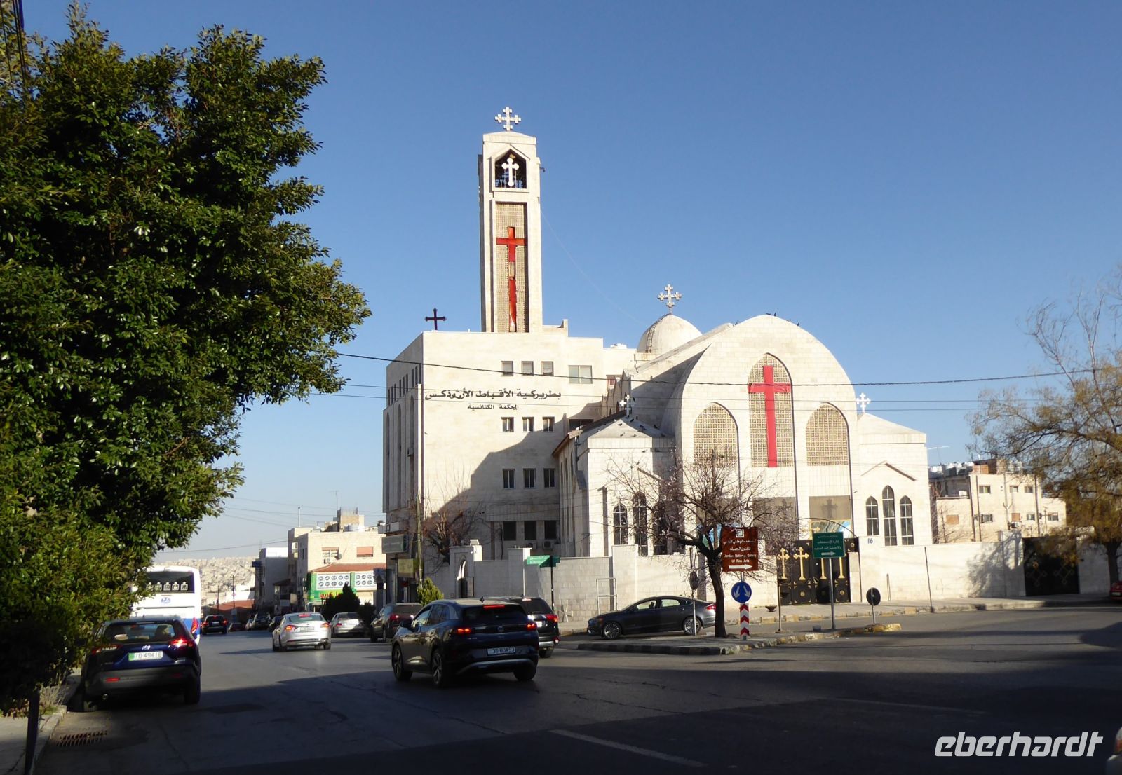 Tag 3 12.03.2023 Christliche Kirche neben der Blauen Moschee in Amman &ndash; &copy; Gabriele Sauer (Eberhardt TRAVEL)