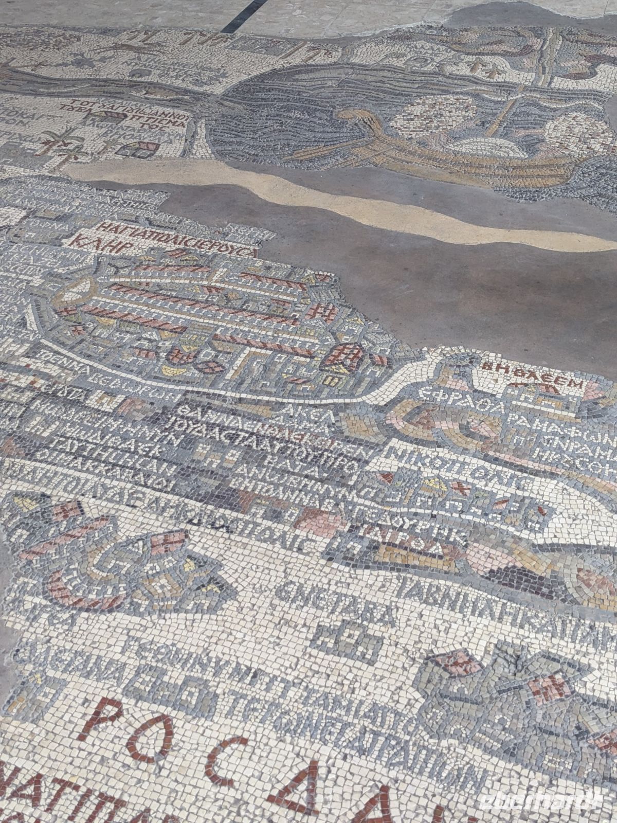 18.2 Madaba - Mosaikkarte &ndash; &copy; Teresa Rumpel (Eberhardt TRAVEL)