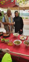 unsere Gastgeberin mit RL Hussein &ndash; &copy; Ria Heilmann (Eberhardt TRAVEL)