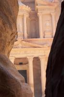 Blick auf deas Schatzhaus in Petra
