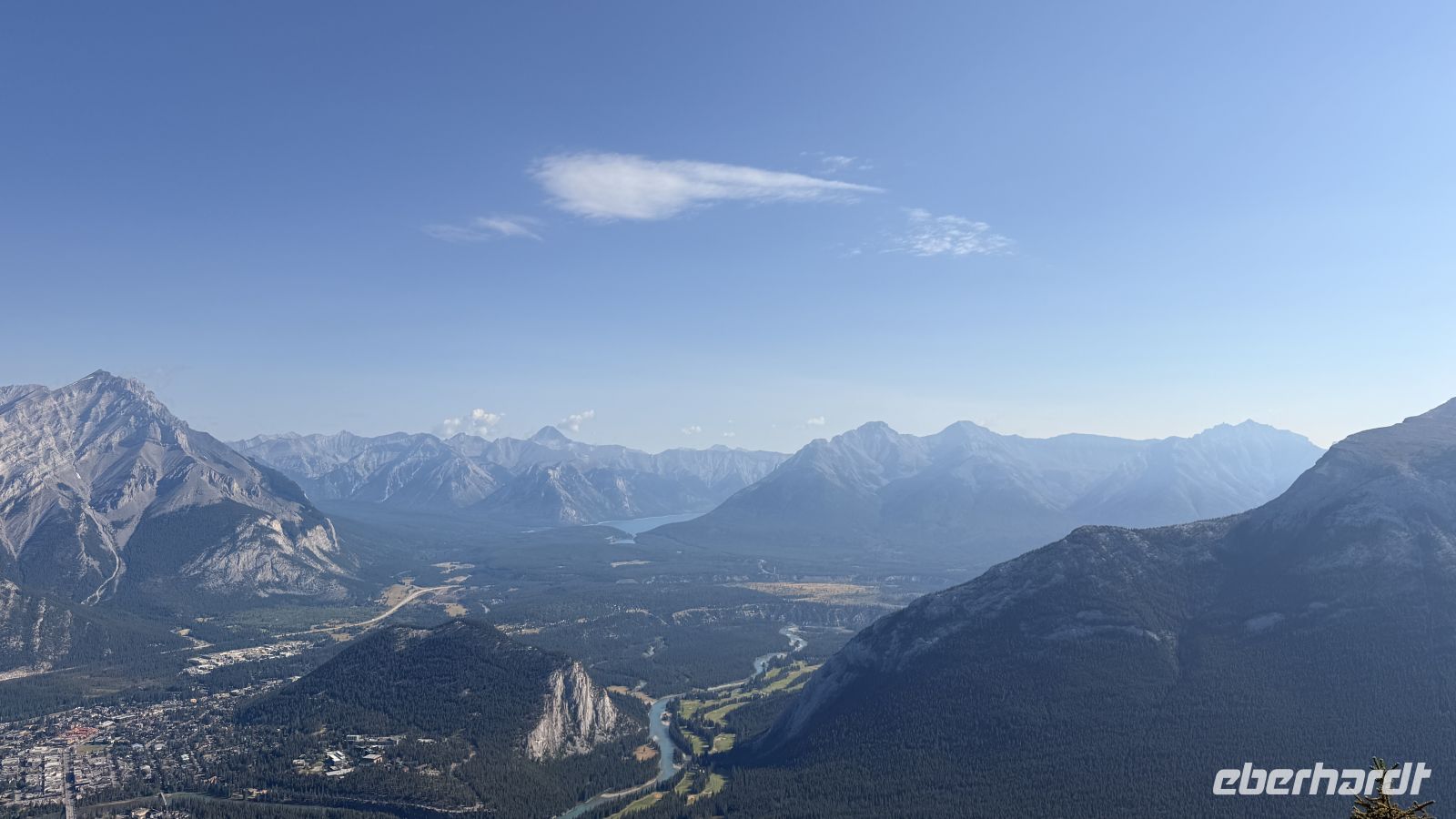 Tag 2, Blick auf Banff vom Sulphur Mountain &ndash; &copy; Leon Prinz (Eberhardt TRAVEL)
