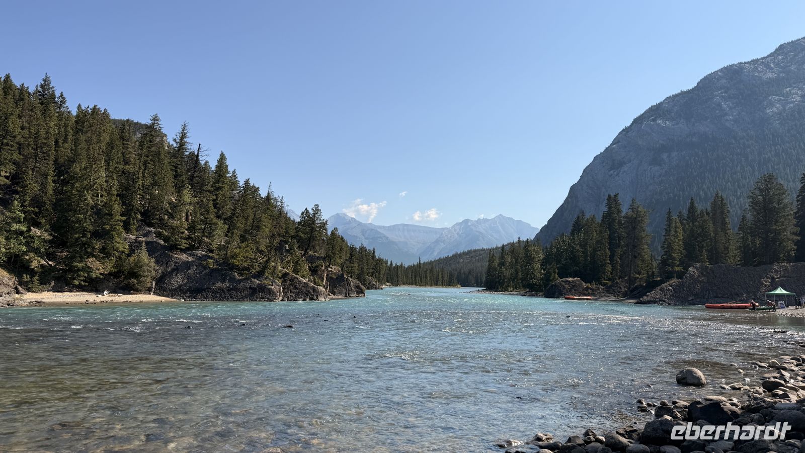 Tag 2, Bow Valley und Fluss im Banff Nationalpark  &ndash; &copy; Leon Prinz (Eberhardt TRAVEL)