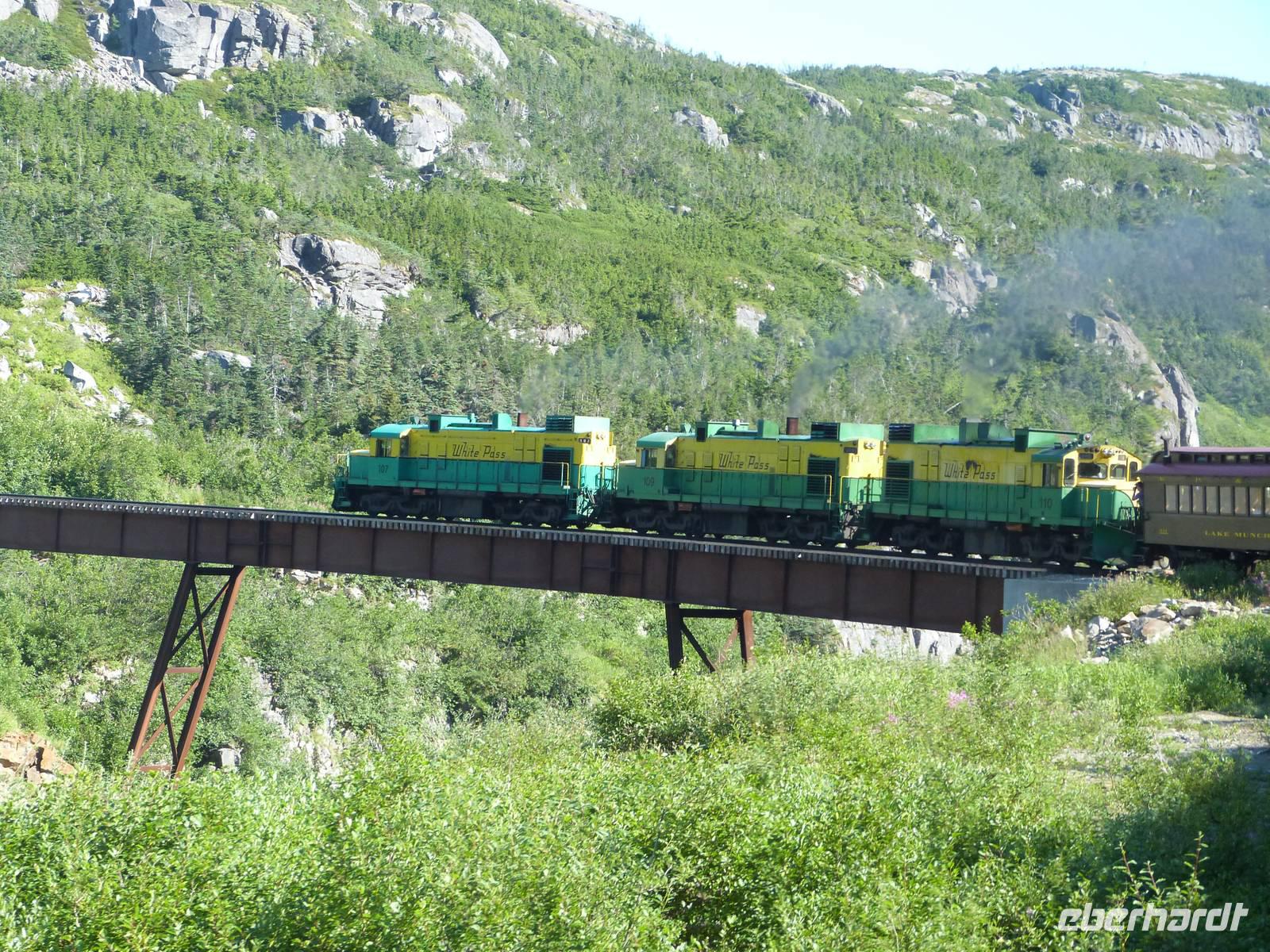Zugfahrt in Skagway &ndash; &copy; Linda Hartge (Eberhardt TRAVEL)