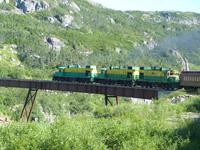 Zugfahrt in Skagway &ndash; &copy; Linda Hartge (Eberhardt TRAVEL)