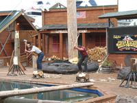 Ketchikan - Lumberjack-Show &ndash; &copy; Nicole Niendorf (Eberhardt TRAVEL)