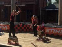 Die Holzfaellershow &ndash; &copy; Elisabeth Fox-Maerki (Eberhardt TRAVEL)